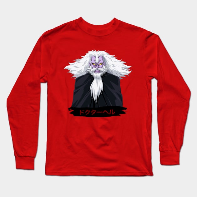 Dr. Hell Long Sleeve T-Shirt by Pop Fan Shop